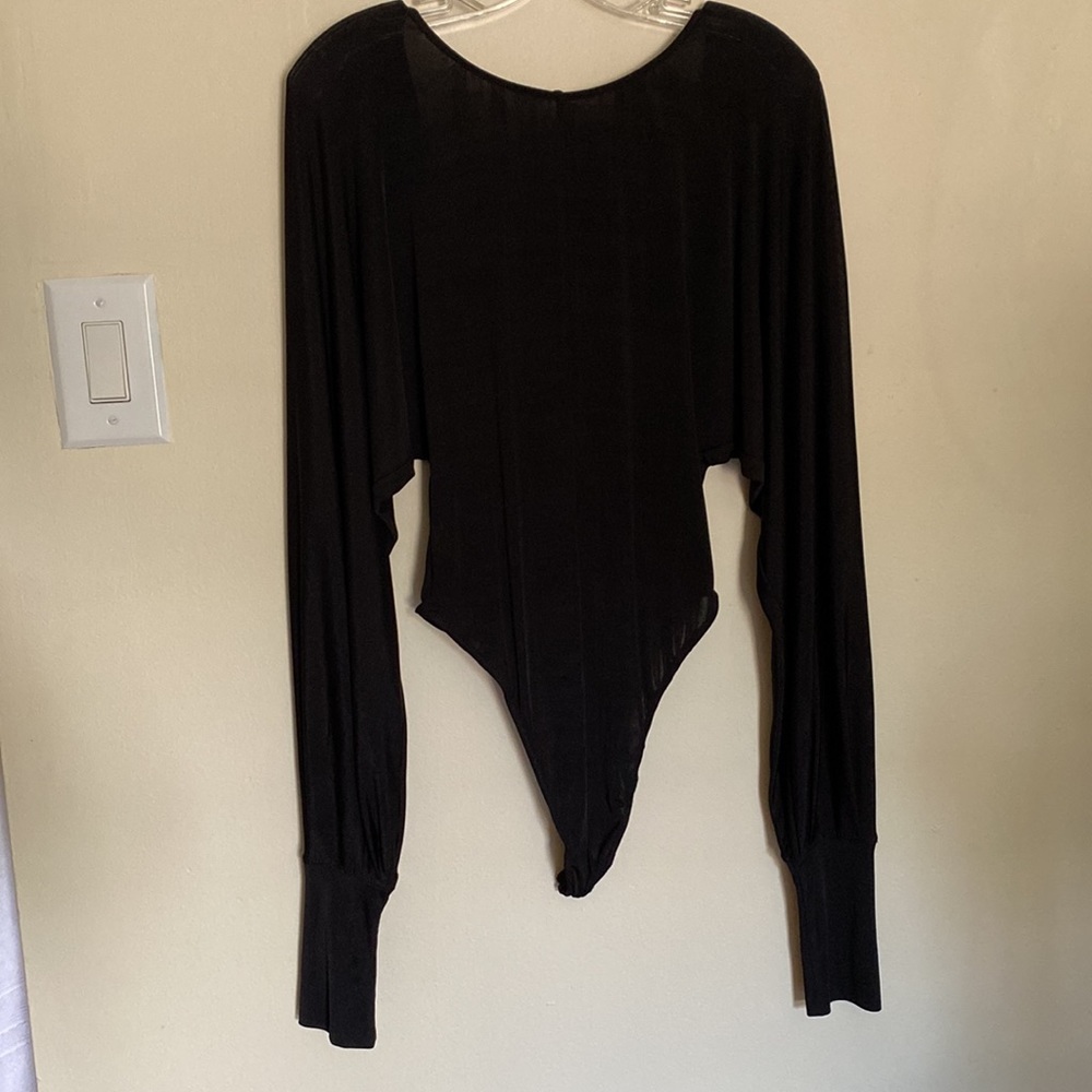 Black Free People bodysuit